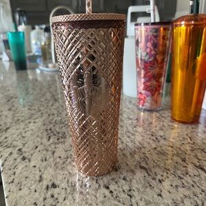 Starbucks Metallic Pink Tumbler